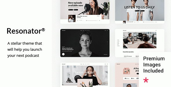 Resonator - Podcast WordPress Theme