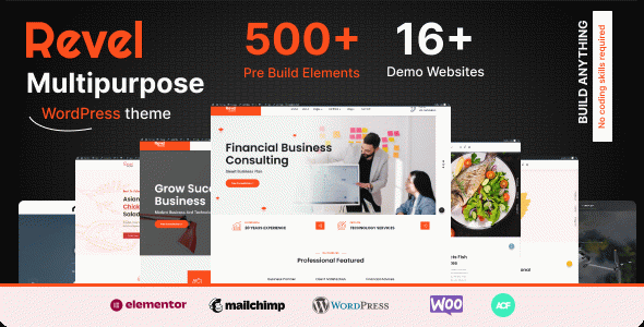 Revel - Responsive Multipurpose WordPress & WooCommerce Theme