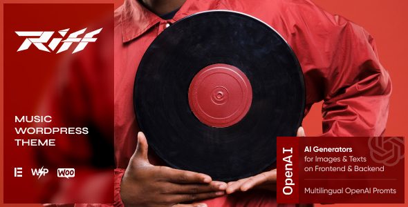Riff - Band, Concert & Festival WordPress Theme + Online Store