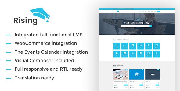 Rising ??? LMS WordPress Theme