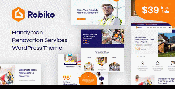 Robiko - Handyman Renovation Services WordPress