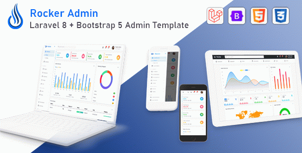 Rocker - Laravel 10 + Bootstrap 5 Admin Template