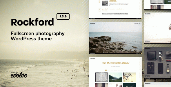 Rockford - Fullscreen Photography WordPress Theme