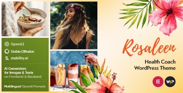 Rosaleen - Health Coach & Speaker WordPress Theme