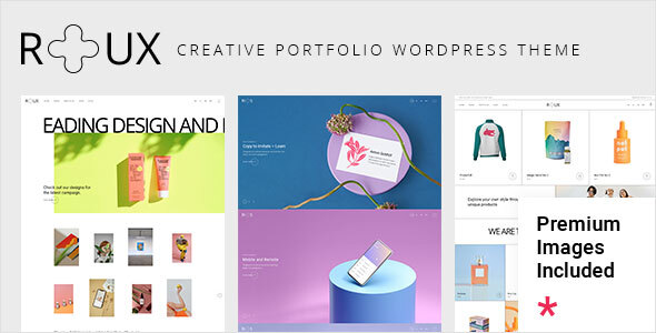 Roux - Animated and Fullscreen Portfolio WordPress Theme