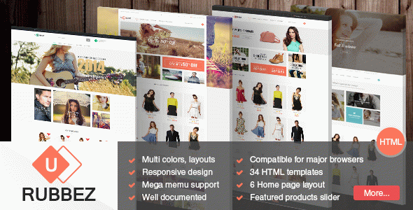 Rubbez - Fashion Store HTML Template