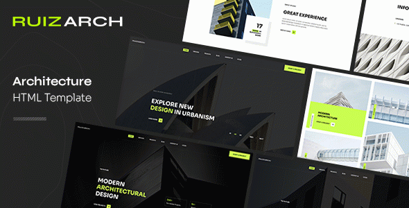 Ruizarch – Architecture HTML Template