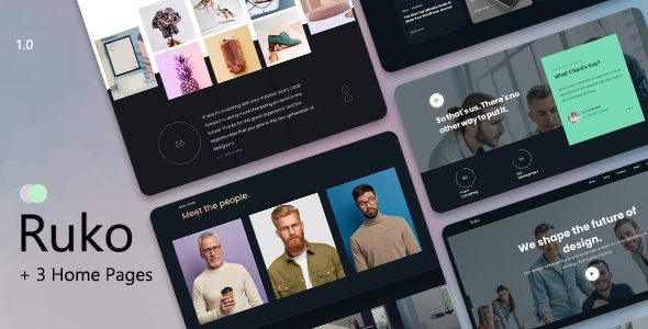 Ruko - Creative Agency & Showcase Portfolio