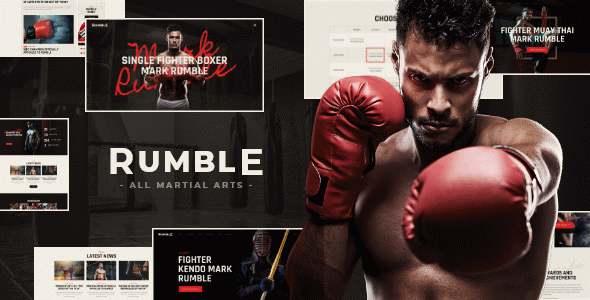 Rumble | Boxing & Martial Arts Fighting MMA WordPress Theme