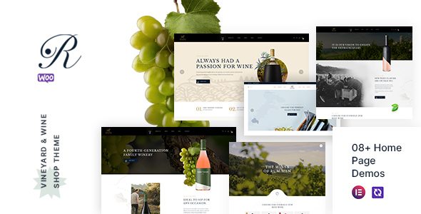 Rummen – Wine Shop WordPress Theme with AI