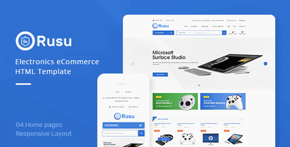 Rusu - Electronics eCommerce HTML Template