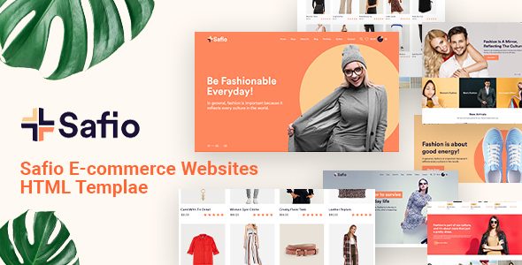 Safio - ECommerce & Online Businesses HTML5 Template