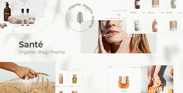Sant?? - Organic Shop WordPress Theme
