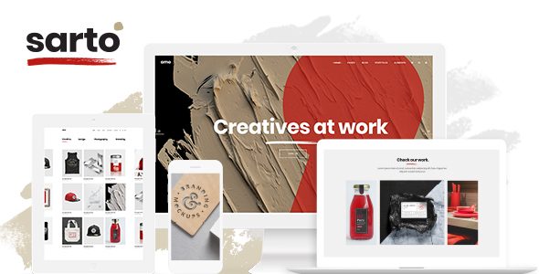 Sarto - Web Design & Creative Agency WordPress Theme