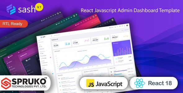 Sash – ReactJs Admin & Dashboard Template