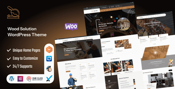 Sawmall - Carpenter and Craftman WordPress Theme