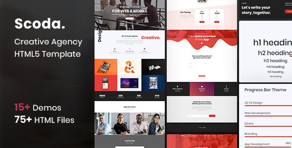 Scoda - Multipurpose One Page HTML5 Template