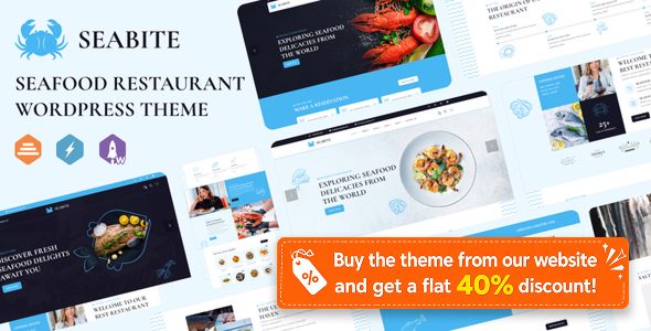 Seabite - Seafood Restaurant WordPress Theme