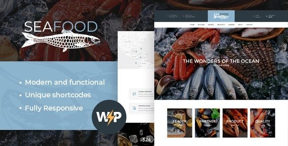 SeaFood Company - Fish Restaurant WordPress Theme