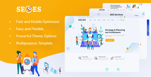 Seoes - Marketing Agency WordPress Theme