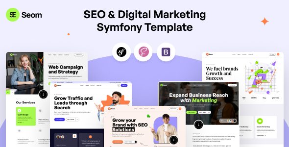 Seom - SEO & digital marketing Symfony Template