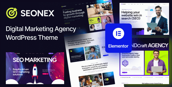 Seonex - Digital Marketing Agency WordPress Theme