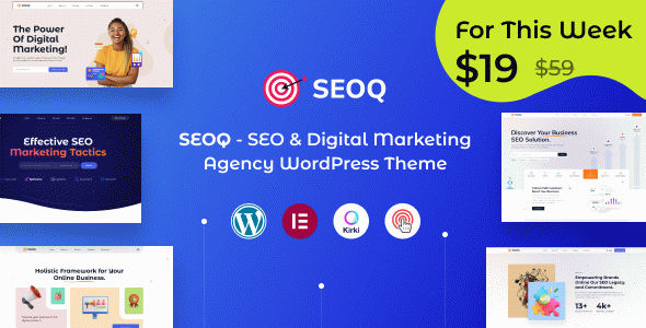 SEOQ – SEO & Digital Marketing Agency WordPress Theme