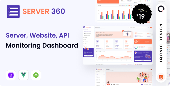 Server360 - Server Monitoring Dashboard Admin Template(HTML)