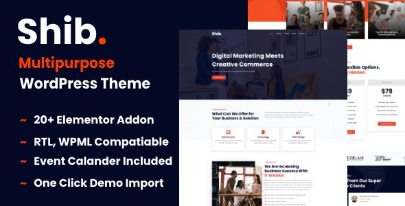 Shib - Multipurpose WordPress Theme