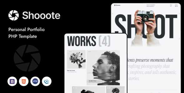 Shooote - Photography PHP Template