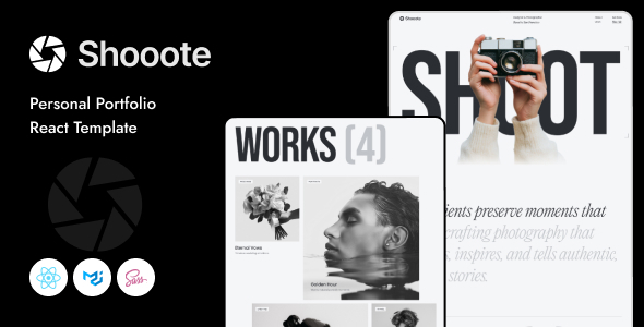 Shooote - Photography React Template