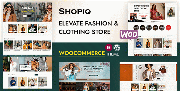 Shopiq - Fashion Shop WooCommerce Wordpress Theme
