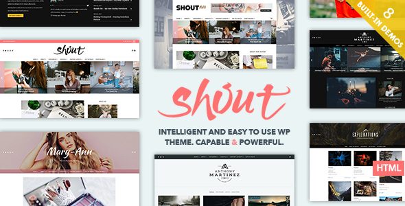 Shout - Blogging HTML Template