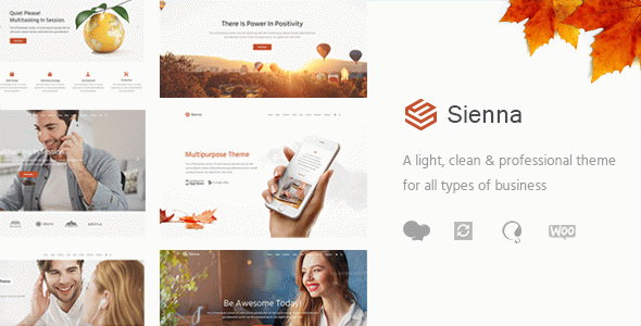 Sienna - Professional Business WordPress Theme