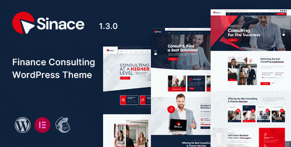 Sinace - Finance Consulting WordPress Theme