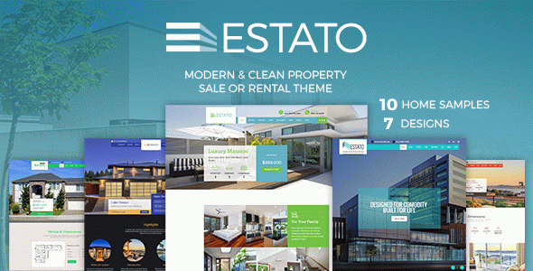 Single Property Real Estate WordPress Theme - Estato