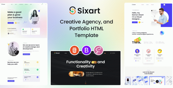 Sixart - Digital Agency HTML Template