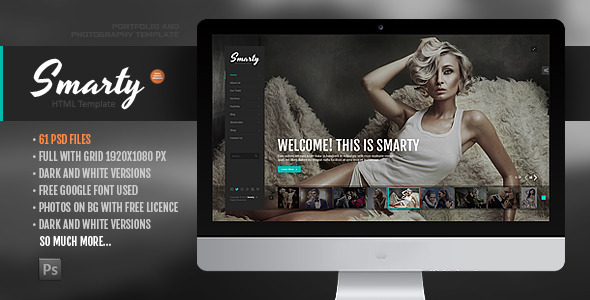 Smarty - Creative Agency & Portfolio Template with RTL Version