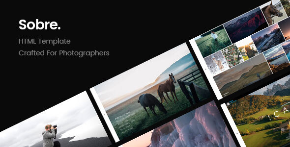 Sobre | Minimal Photography Portfolio HTML Template