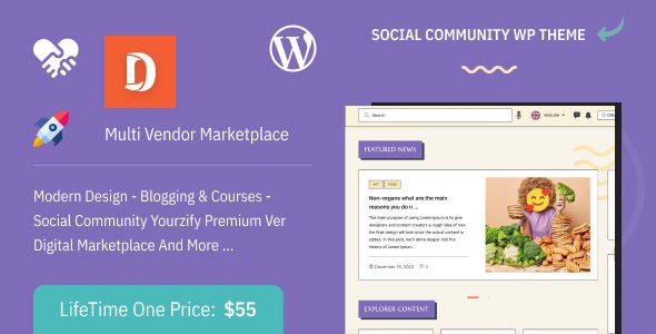 Socify - Marketplace & Community WordPress Theme
