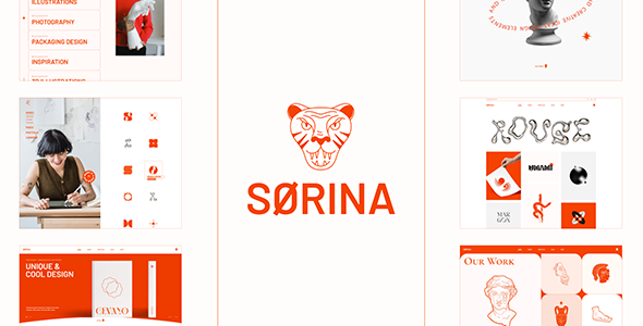 Sørina - Creative Portfolio WordPress Theme