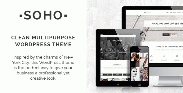 Soho - Clean Multipurpose WordPress Theme