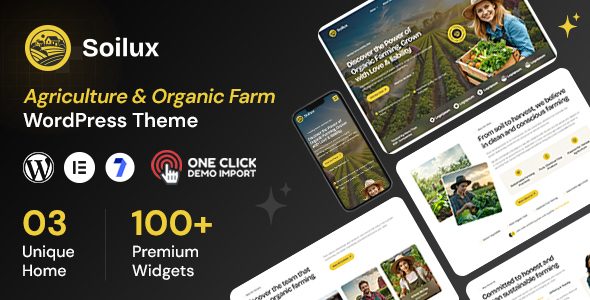 Soilux - Organic Farm WordPress Theme
