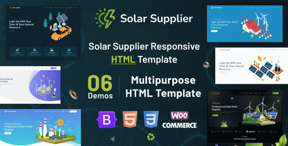 Solar Supplier - Responsive HTML Template