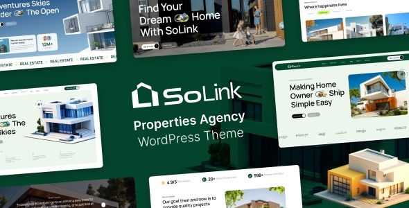SoLink - Properties Agency WordPress Theme