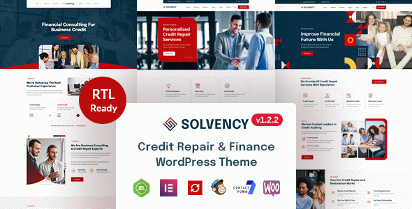 Solvency - Finance & Credit Repair WordPress Theme