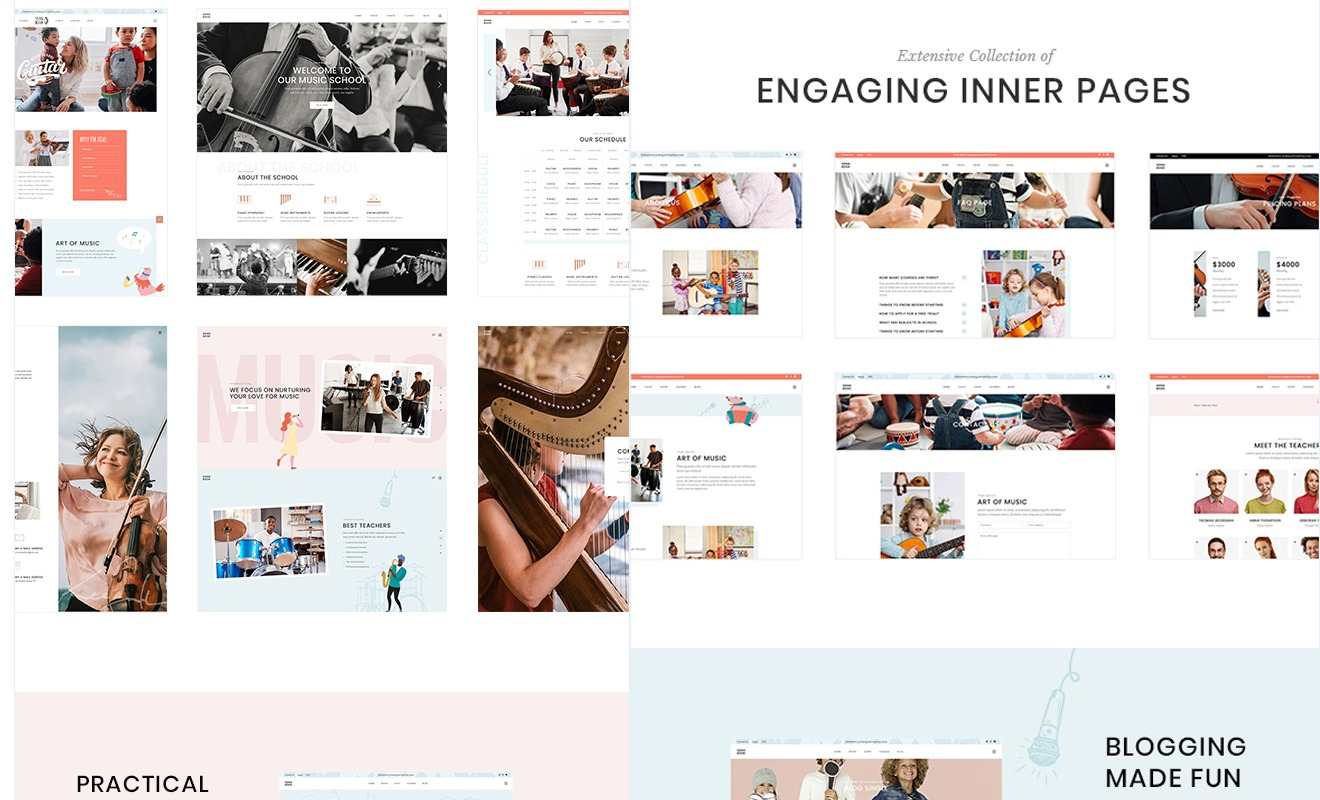 Songbook Music School WordPress Theme