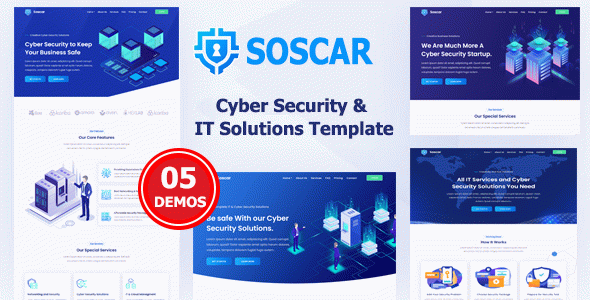 Soscar - Cyber Security & Managed IT Services Template