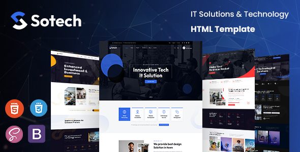 Sotech - Technology & IT Solutions HTML Template