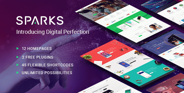 Sparks - App Development WordPress Theme